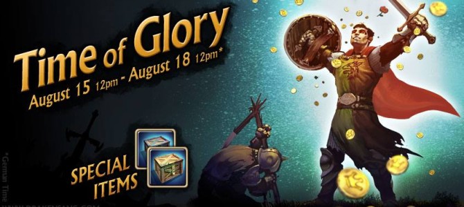 Event Time of Glory – Čas slávy +25% slávy v pvp zápasech